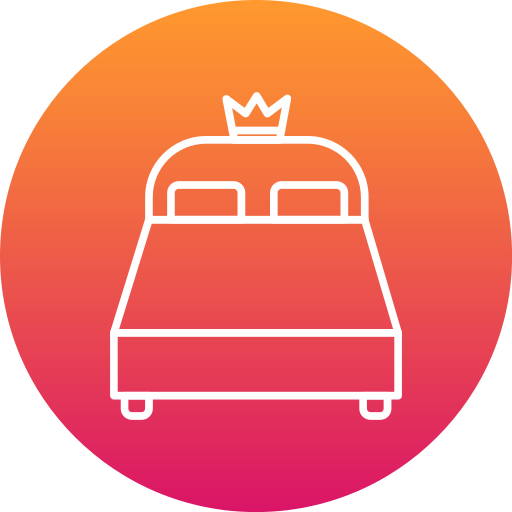 icon of hotel beds to show hotel linen supplier