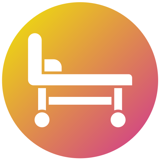 icon of hospital beds to show hospital linen supplier